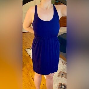 Casual Old Navy Cotton Dress in Navy Blue